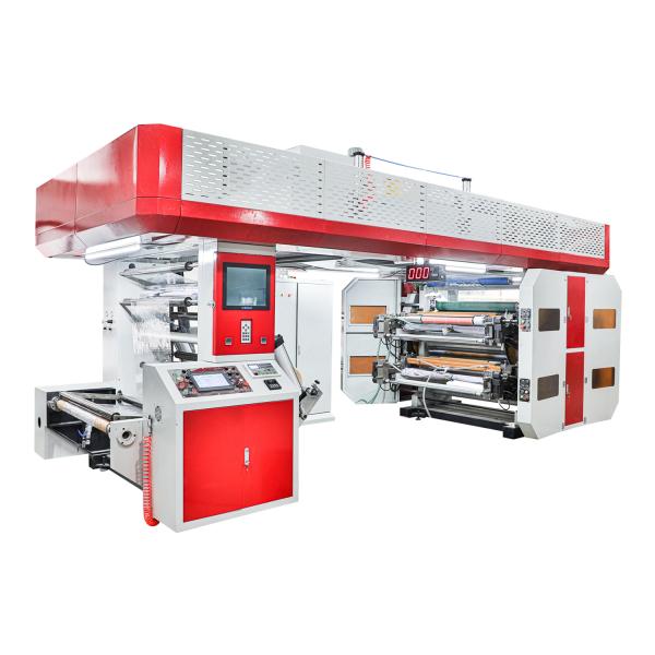 Central Drum 4 Colour Flexo Printing Machine